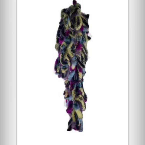 Rex Rabbit Fur Shawl/Scarf - Picture 4 of 6